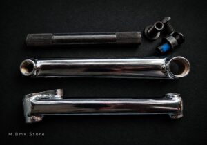 Shield 3pc Crank Set Chrome