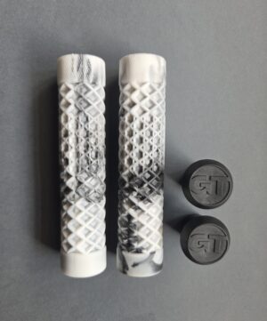 Shield Waffle Grips White/Black