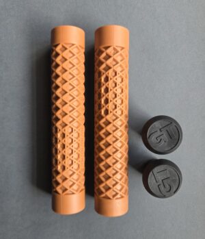 Shield Waffle Grips Brown